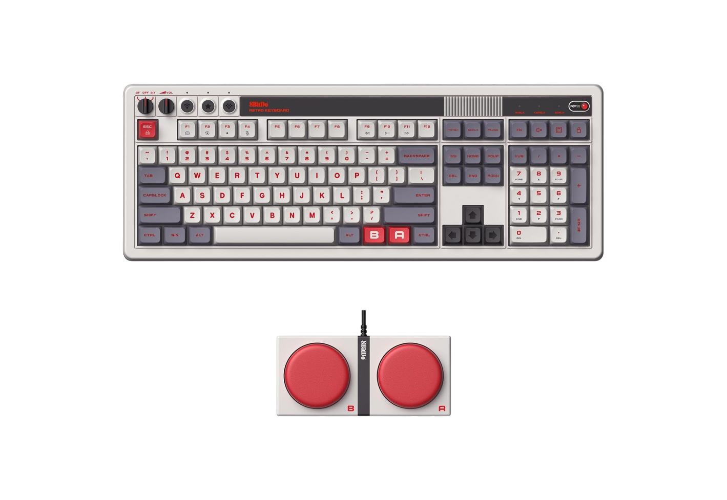 8BitDo Retro 108 Mechanical Keyboard