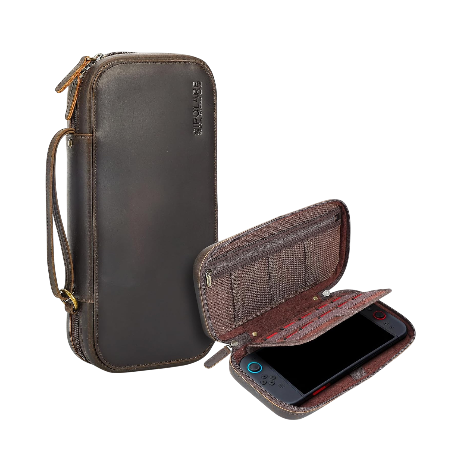 Polare Full Grain Leather Slim Carrying Case
